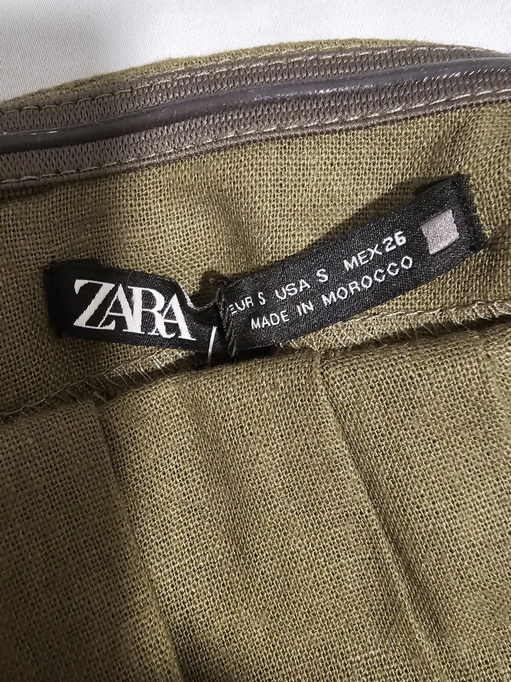 Olive Green Zara Jumpsuit with Belt